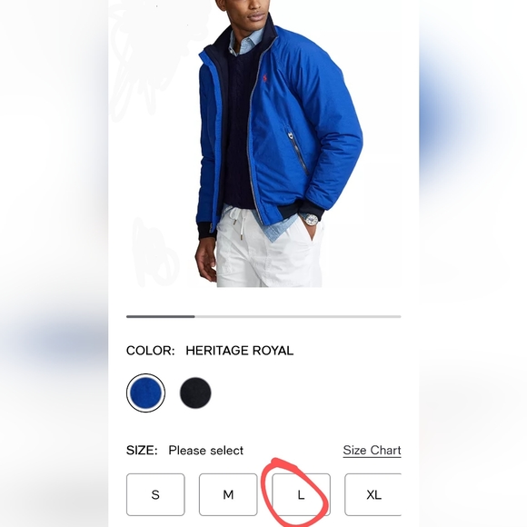 Polo Men's Zip Jacket
